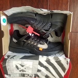The 10. Nike Air Presto OFF WHITE all black...UA